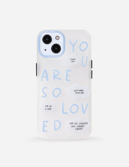 Elevated Faith Blue You Are So Loved Frosted Phone Case