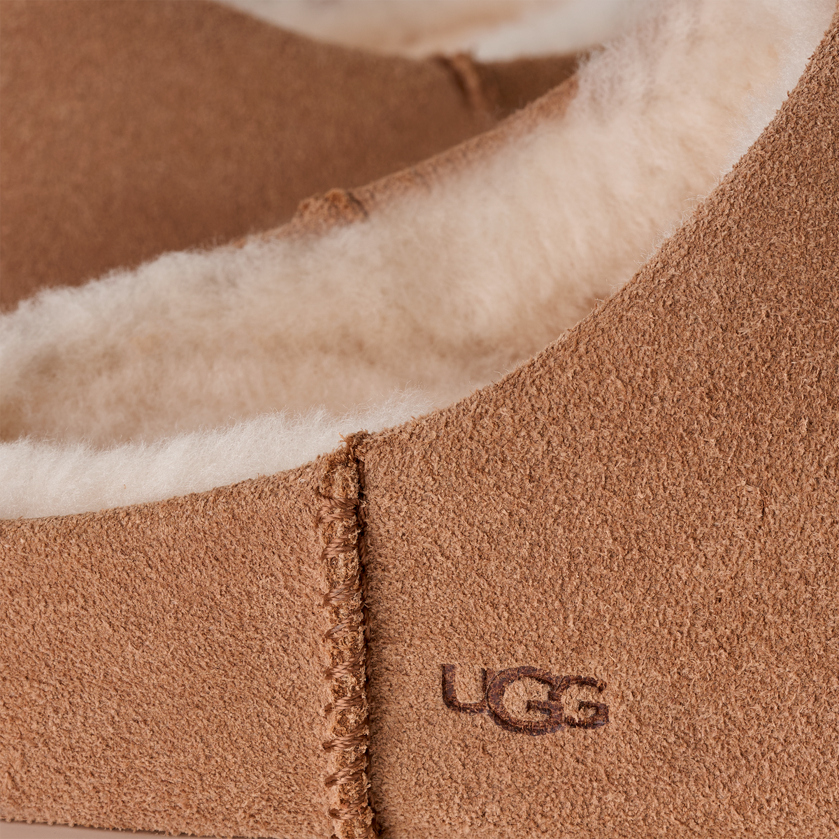 UGG Elea Womens Slip-On Clogs — Chestnut Suede