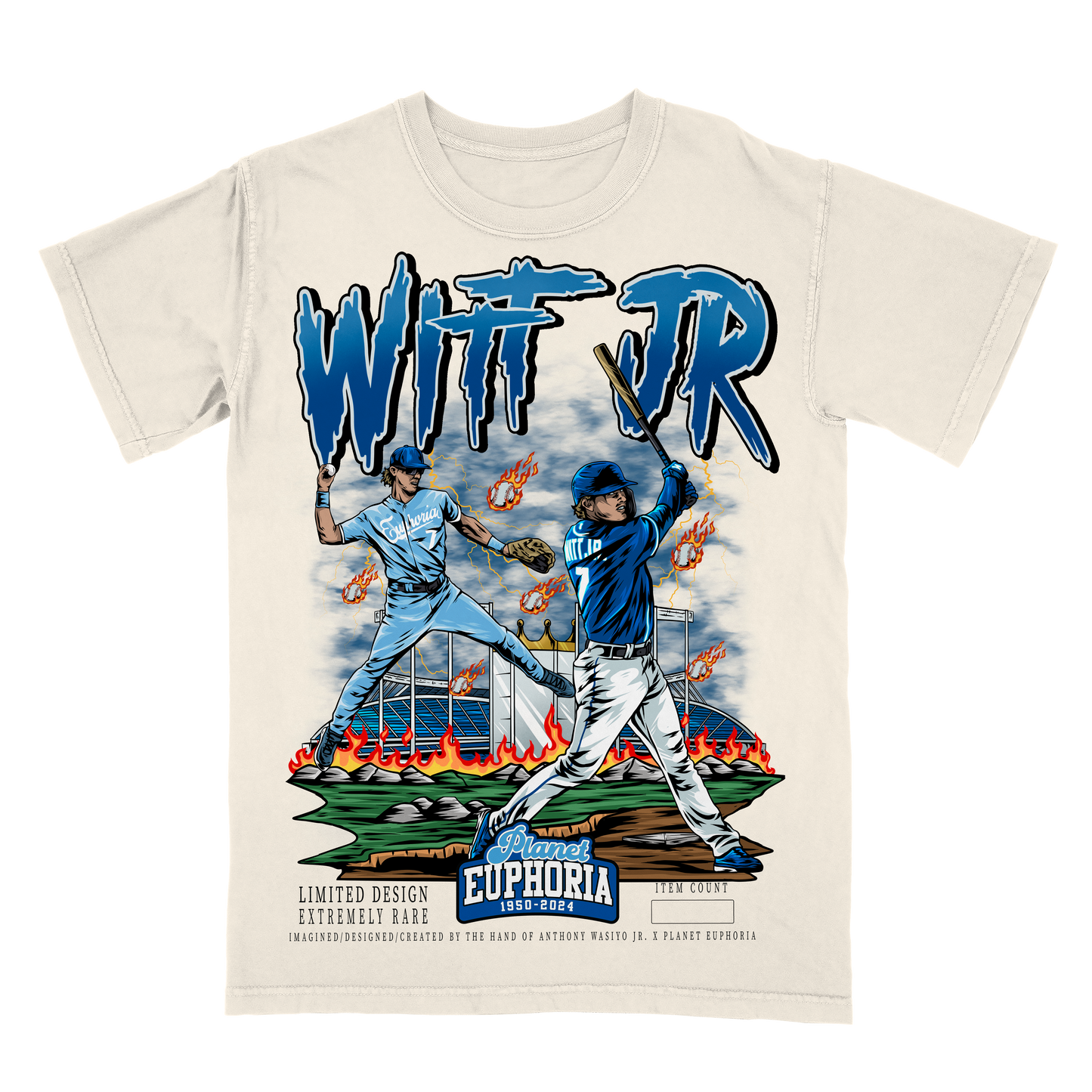 Bobby Witt Jr. Limited Edition MLB Player Graphic T-Shirt