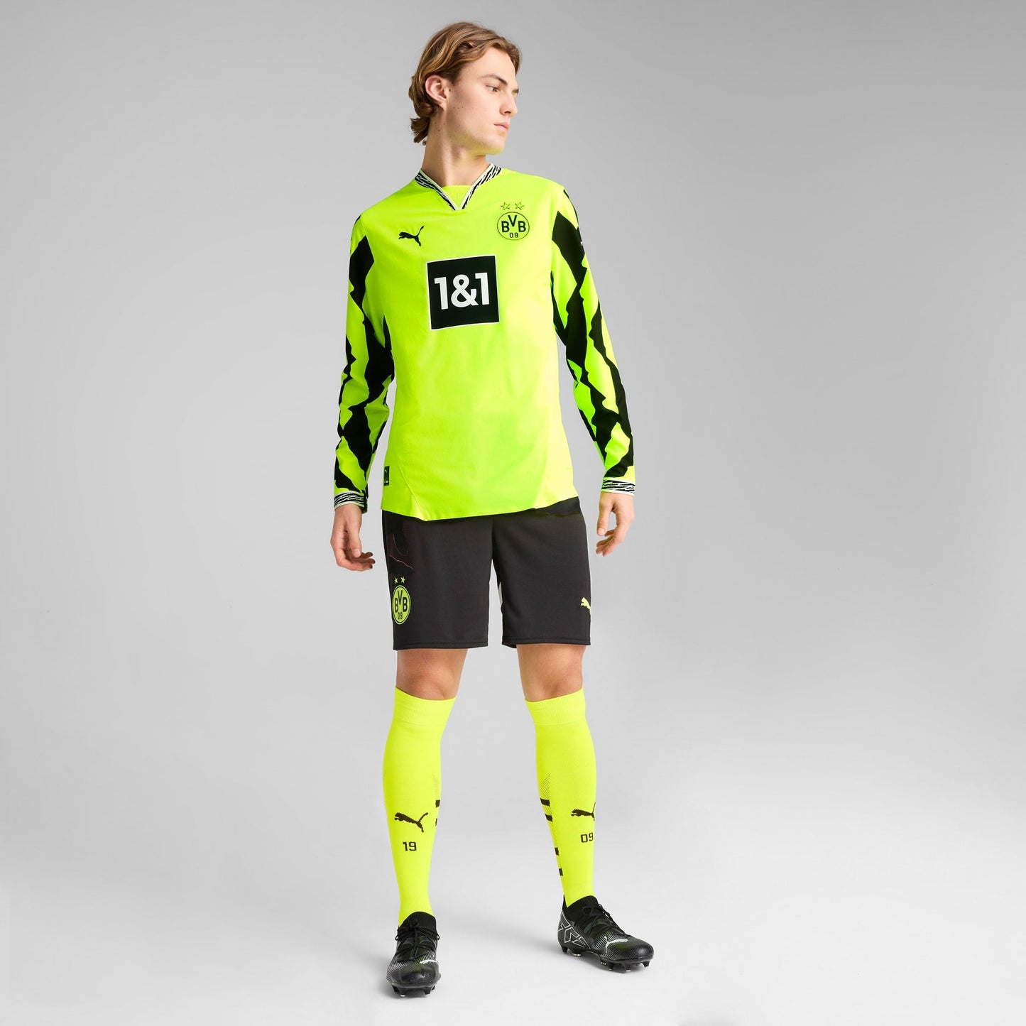 Men's Puma Bvb Anniversary Jersey Authentic Long Sleeve