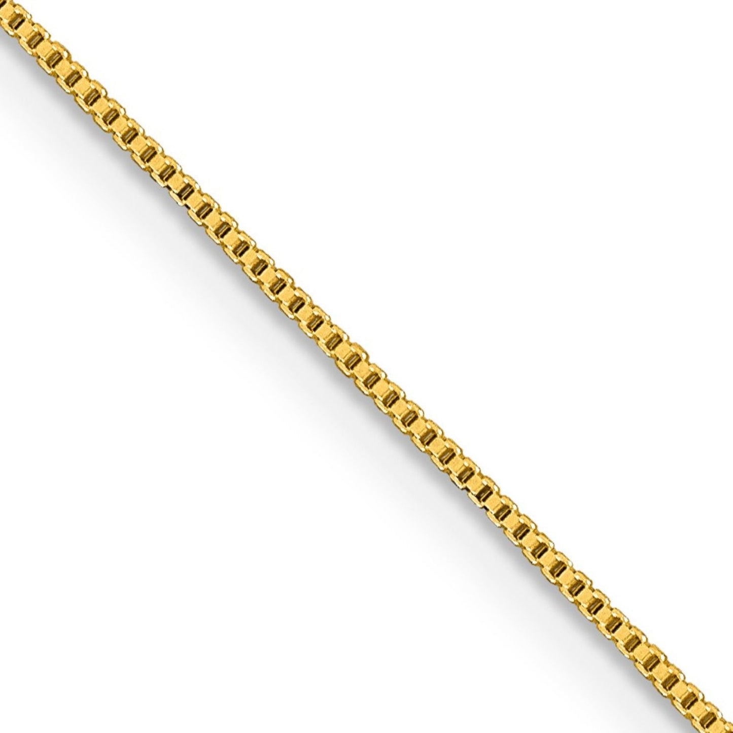 0.8 mm Gold-plated Sterling Silver Box Chain 18 inch