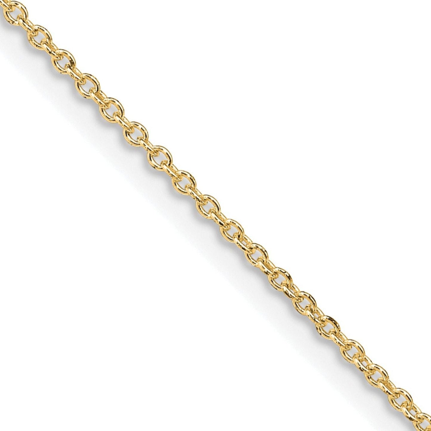 1.25 mm Sterling Silver Cable Chain 18 inch