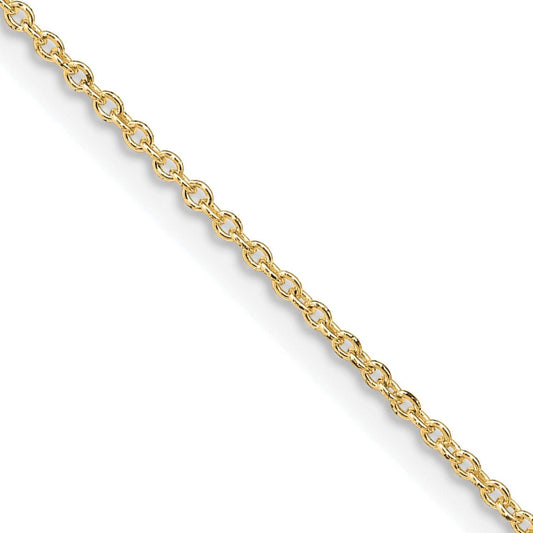 1.25 mm Sterling Silver Cable Chain 18 inch