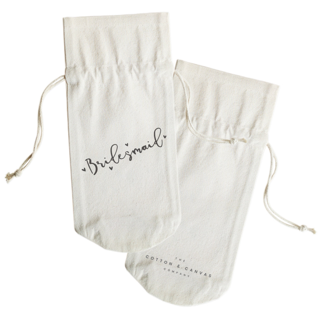 The Cotton and Canvas Co. Bridesmaid Cotton Canvas Wine Bag