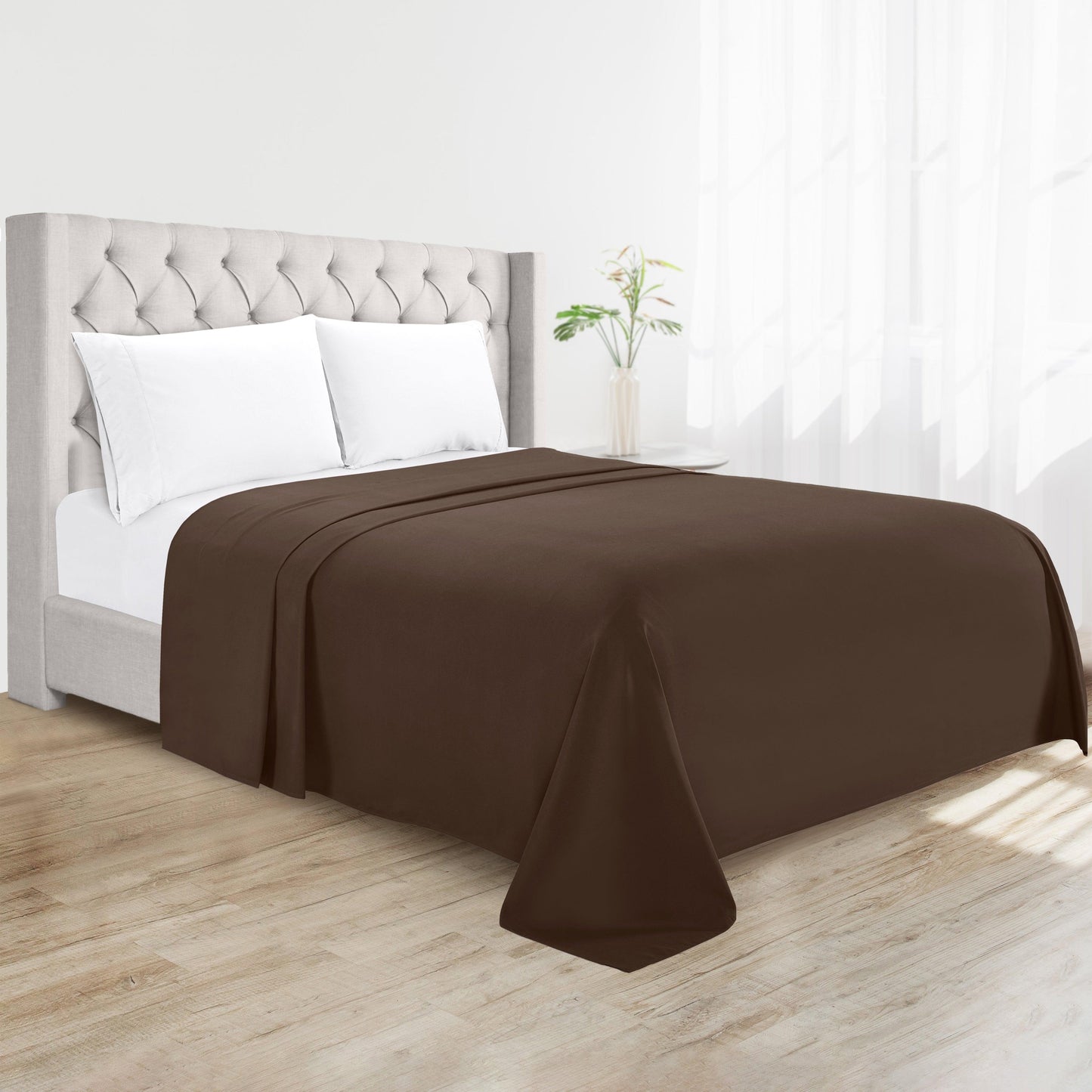 Elegant Comfort Essential Single Flat Sheet - Premium Hotel Quality