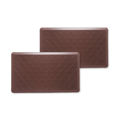 Trellis Embossed Foam Kitchen Mat