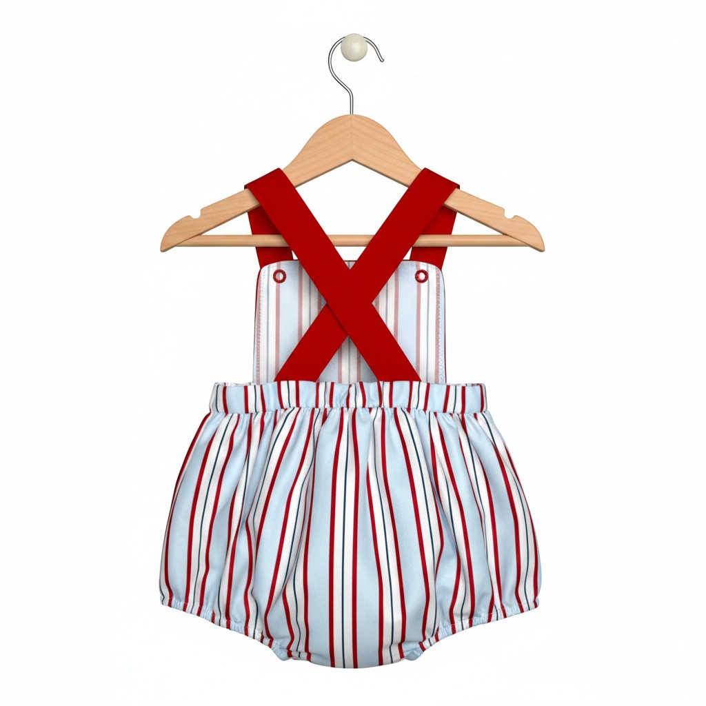 All-American Stripes Bubble Romper – Zulily