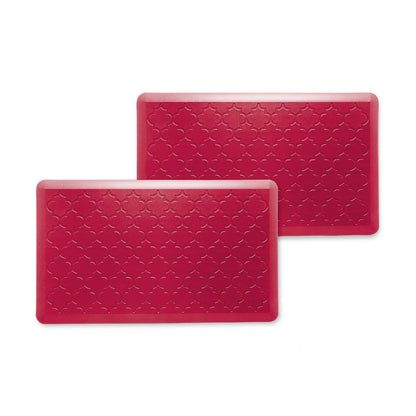 Trellis Embossed Foam Kitchen Mat
