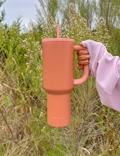 Elevated Faith Burnt Orange 40 oz Ascend Tumbler