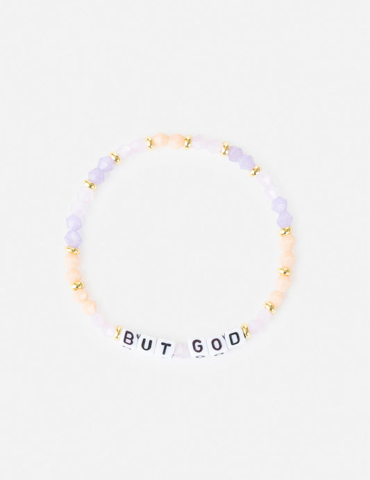 Elevated Faith But God Letter Bracelet
