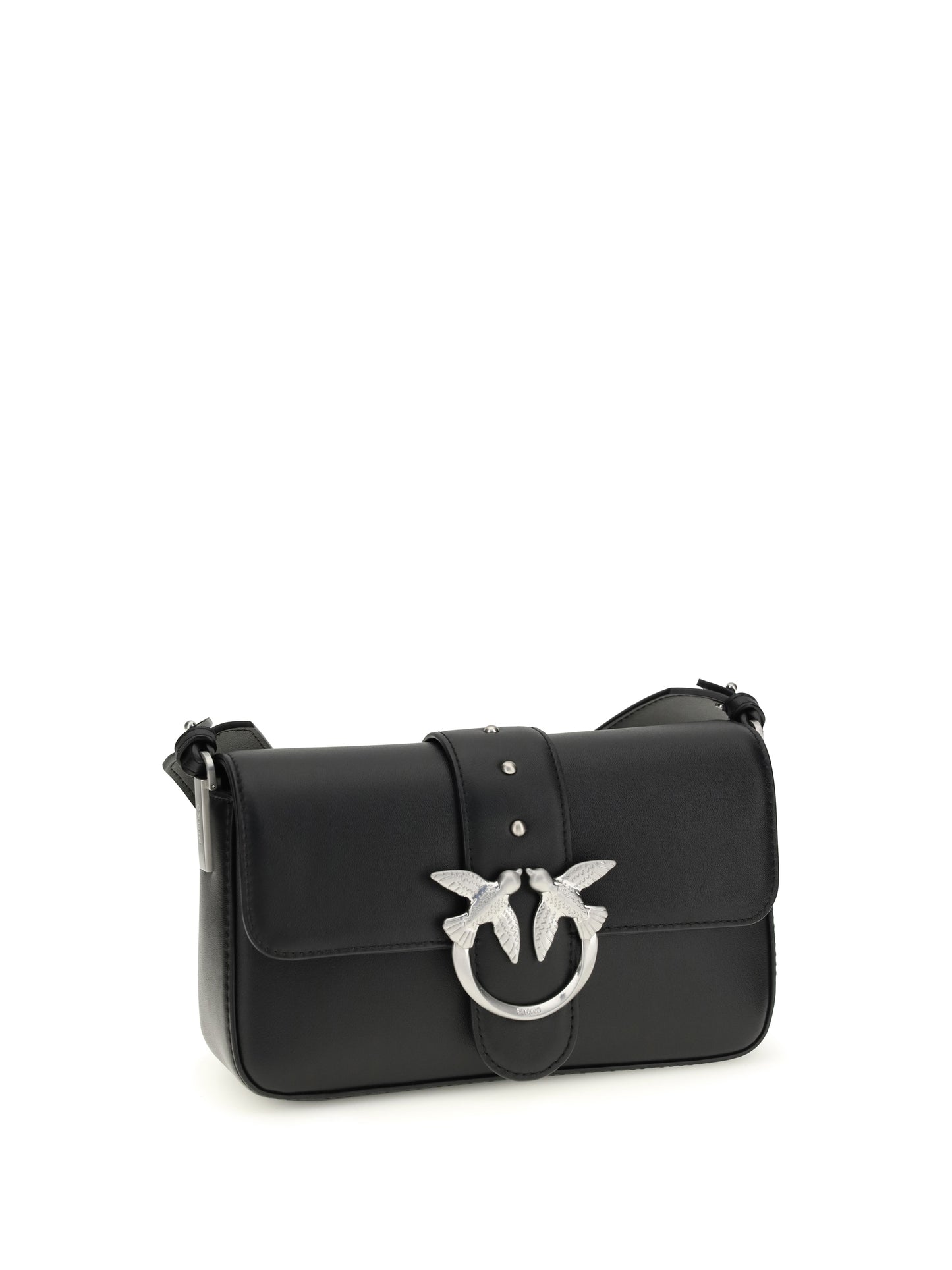 Shoulder Bag Mini Love Calf Leather Black