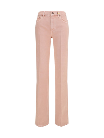 Straight-Leg Jeans Timid Pink