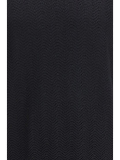 Sweater Short-Sleeve Cotton-Silk Black