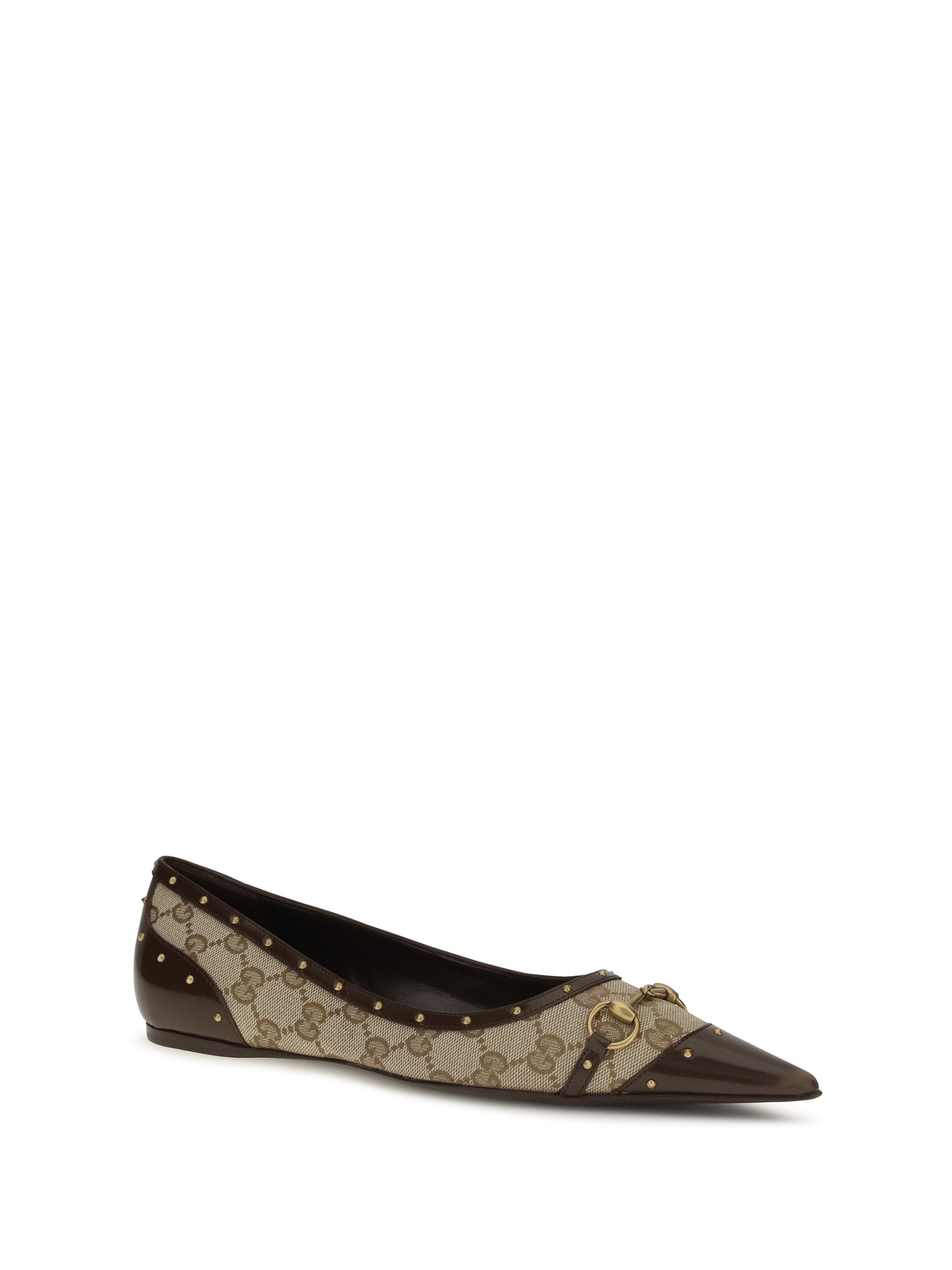 Ballet Flats Savoy Gold Trim
