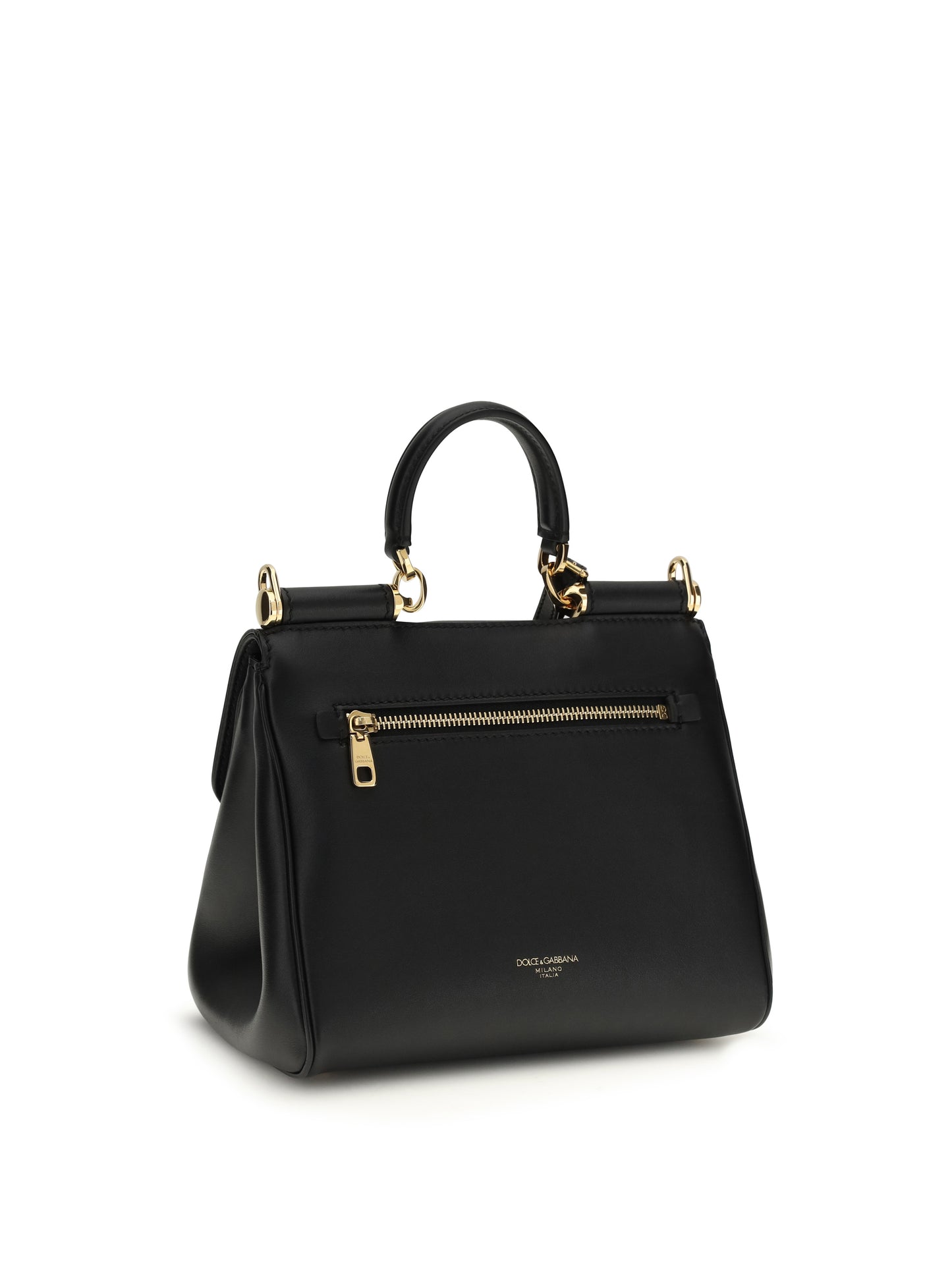 Shoulder Bag My Sicily Black Leather