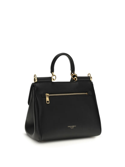 Shoulder Bag My Sicily Black Leather