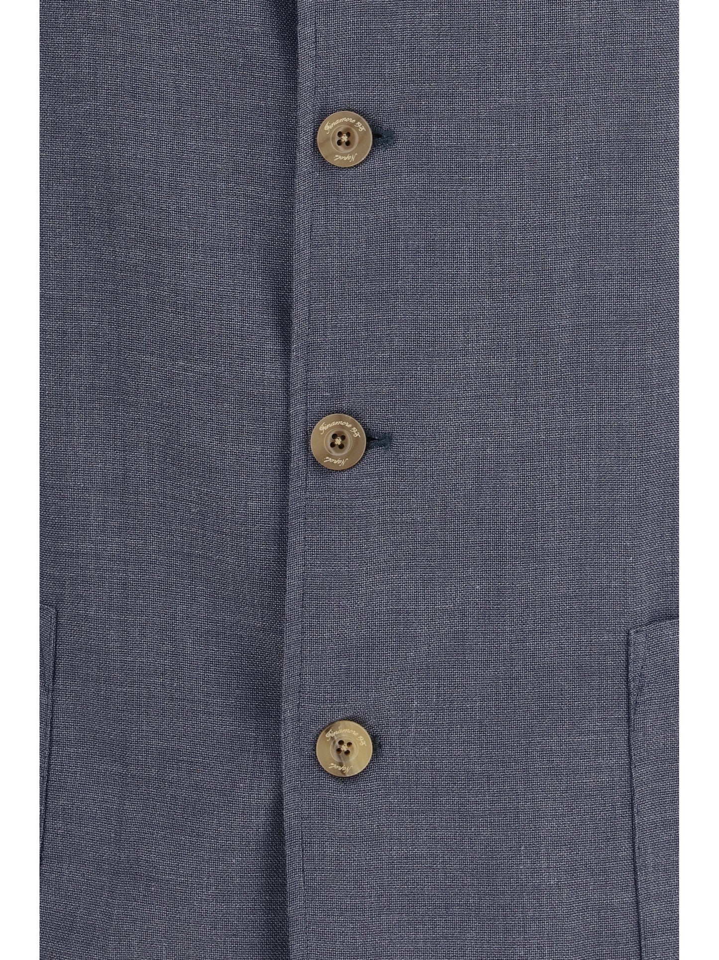 Jacket Cotton-Silk Blend Dark Grey