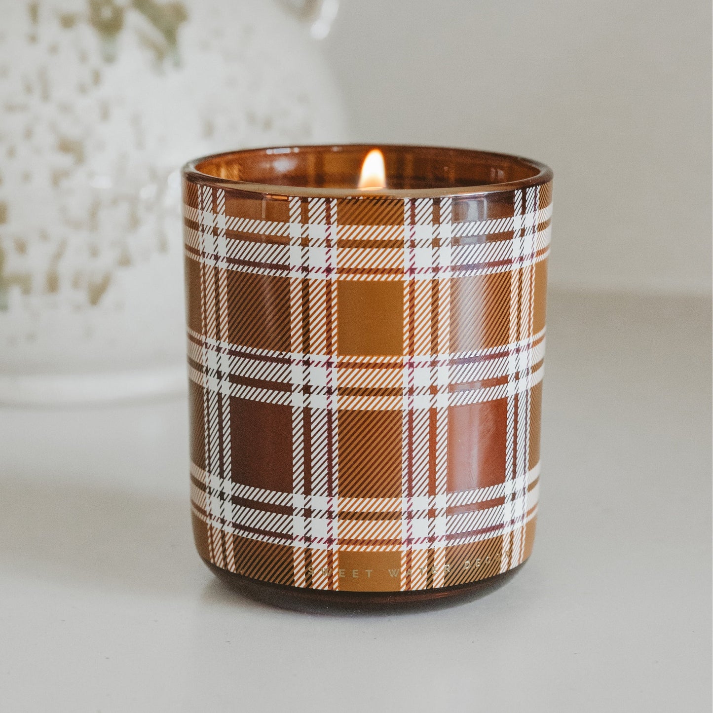Pumpkin Spice Soy Candle - Boxed Tinted Glass Jar - 12 oz
