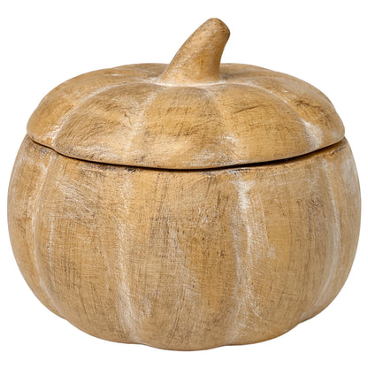 Pumpkin Spice Soy Candle - Ceramic Pumpkin Jar - 8 oz