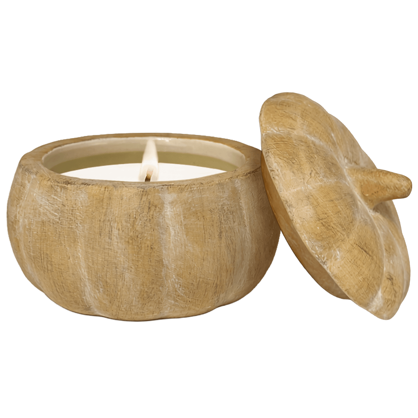 Pumpkin Spice Soy Candle - Ceramic Pumpkin Jar - 8 oz