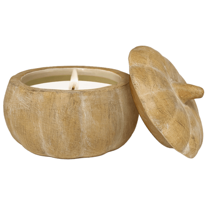 Pumpkin Spice Soy Candle - Ceramic Pumpkin Jar - 8 oz