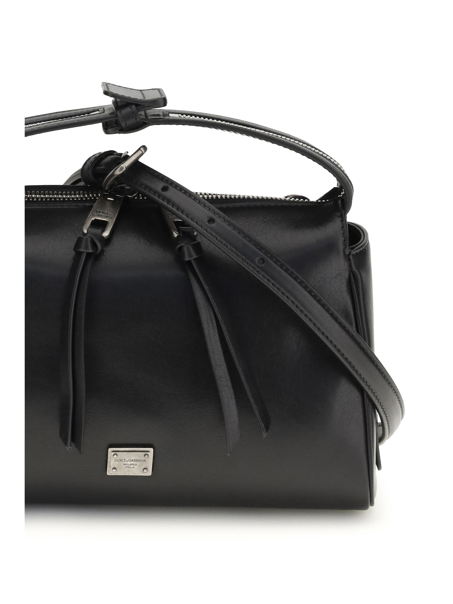 Handbag Vittoria Black Calfskin