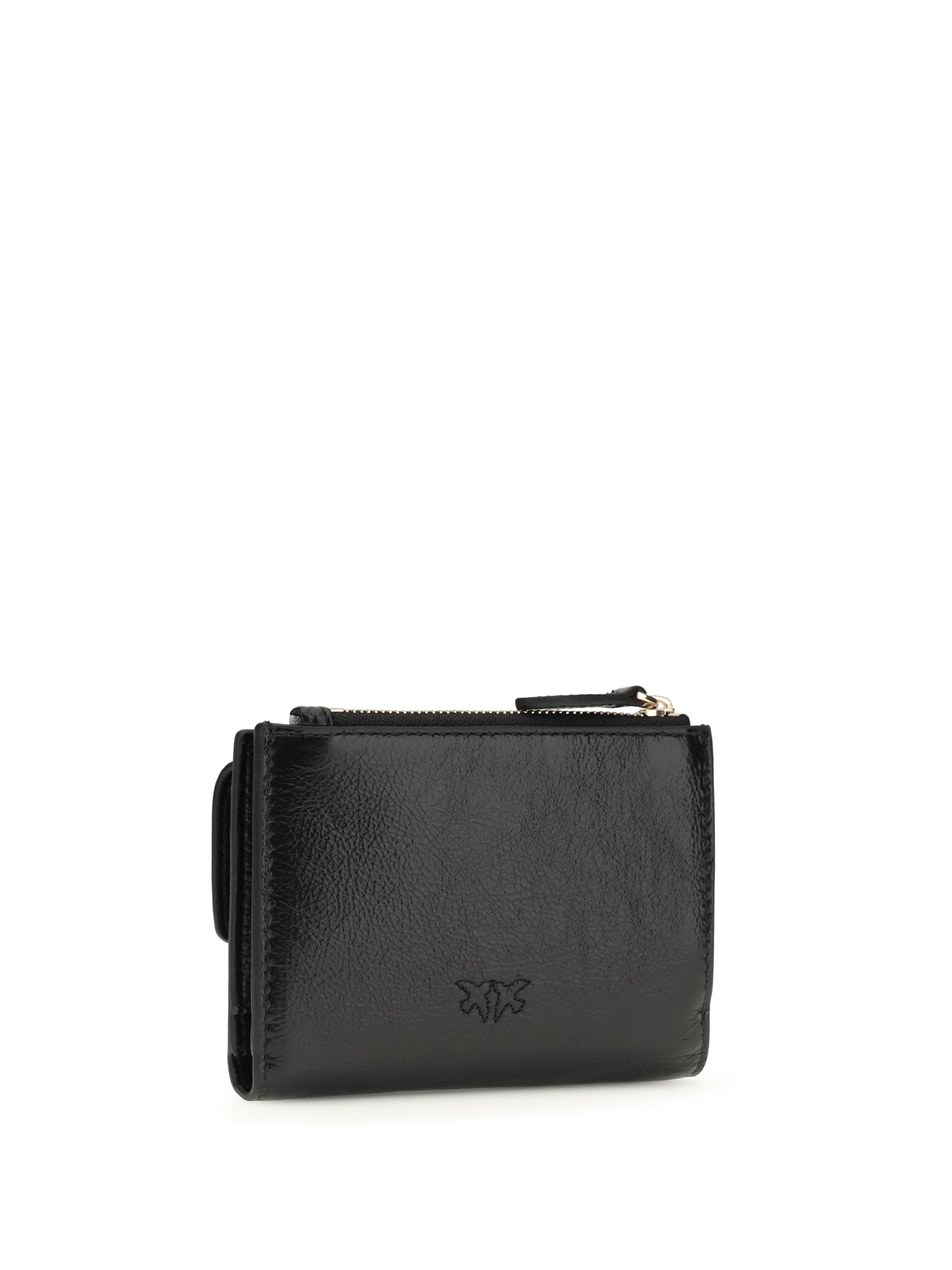 Leather Wallet Black/Gold