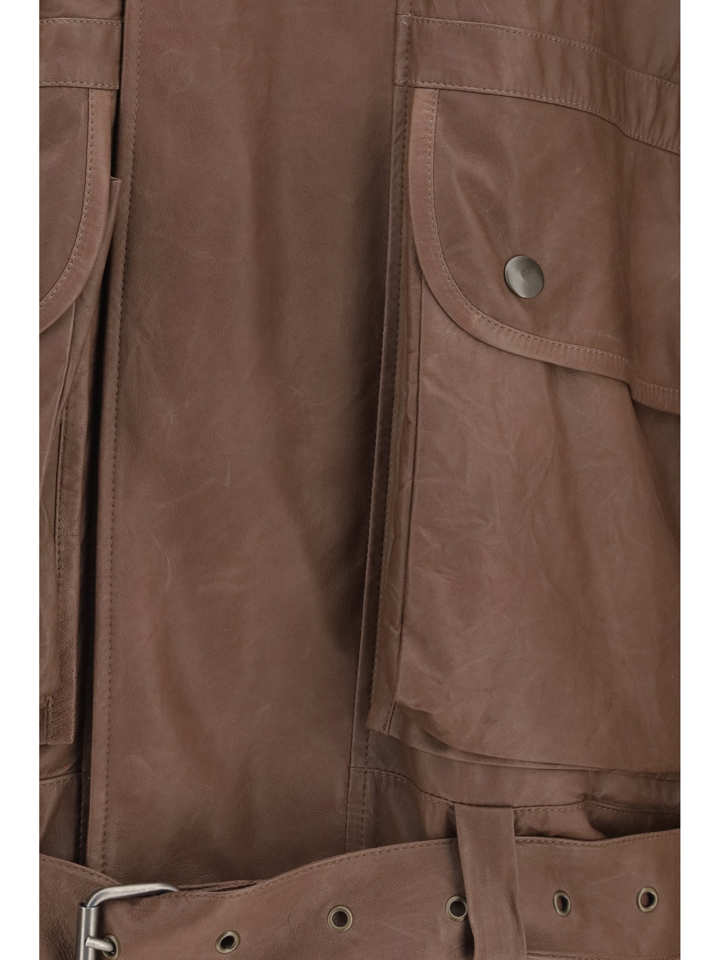 Leather Jacket Isa Currant
