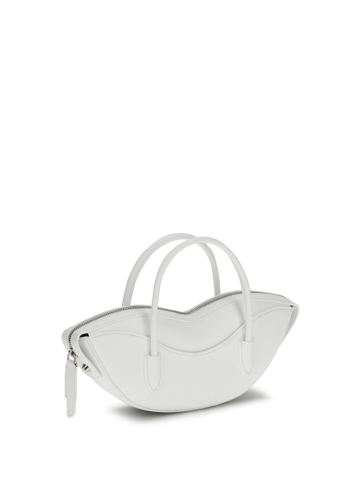 Shoulder Bag Mini Lips White Calf Leather