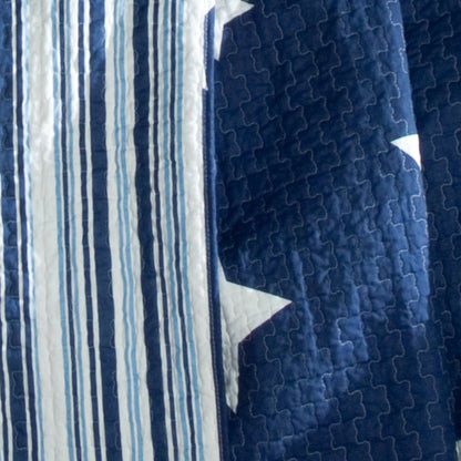 Star Reversible 3 Piece Quilt Set