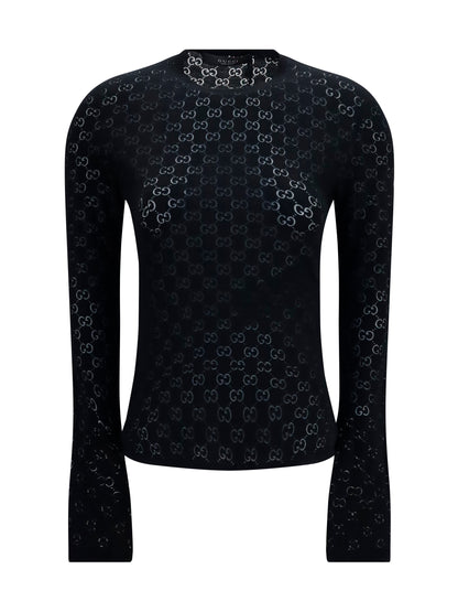 T-Shirt GG Dévoré Black