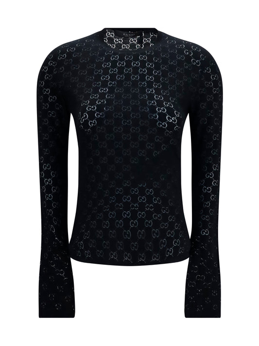T-Shirt GG Dévoré Black