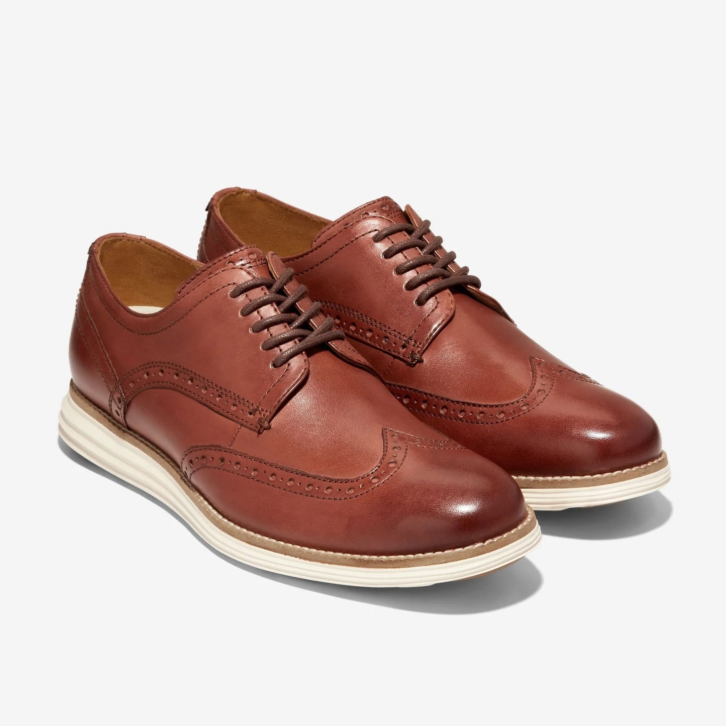 Cole Haan Mens Originalgrand Classic Wingtip Oxfords - Wide Width