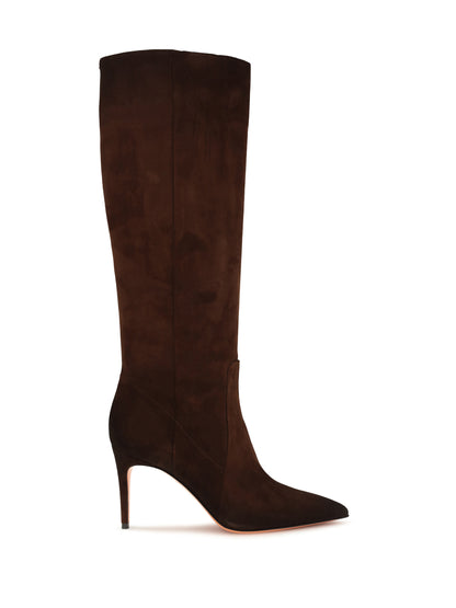 Boots Pointed High Brown