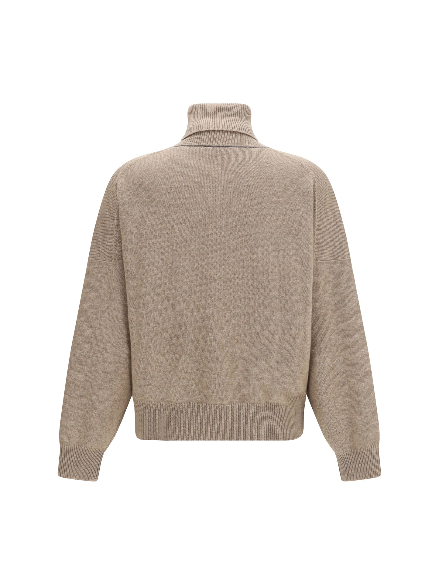 Sweater Turtleneck Cashmere Brown