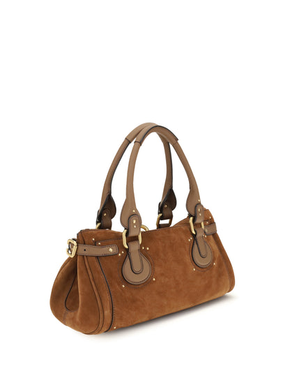 Handbag Paddington Suede Vintage Brown
