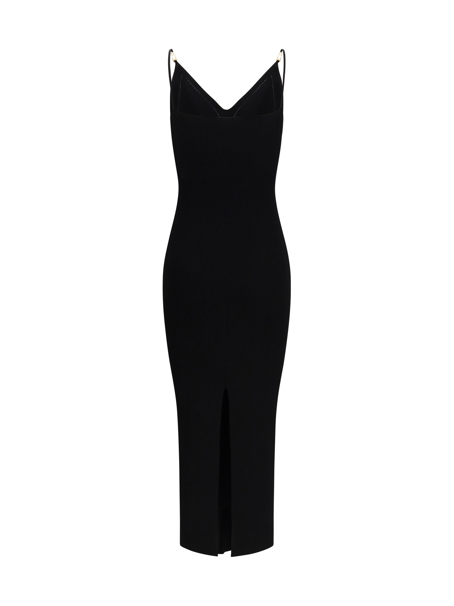 Slip Midi Dress Safety Pin Black
