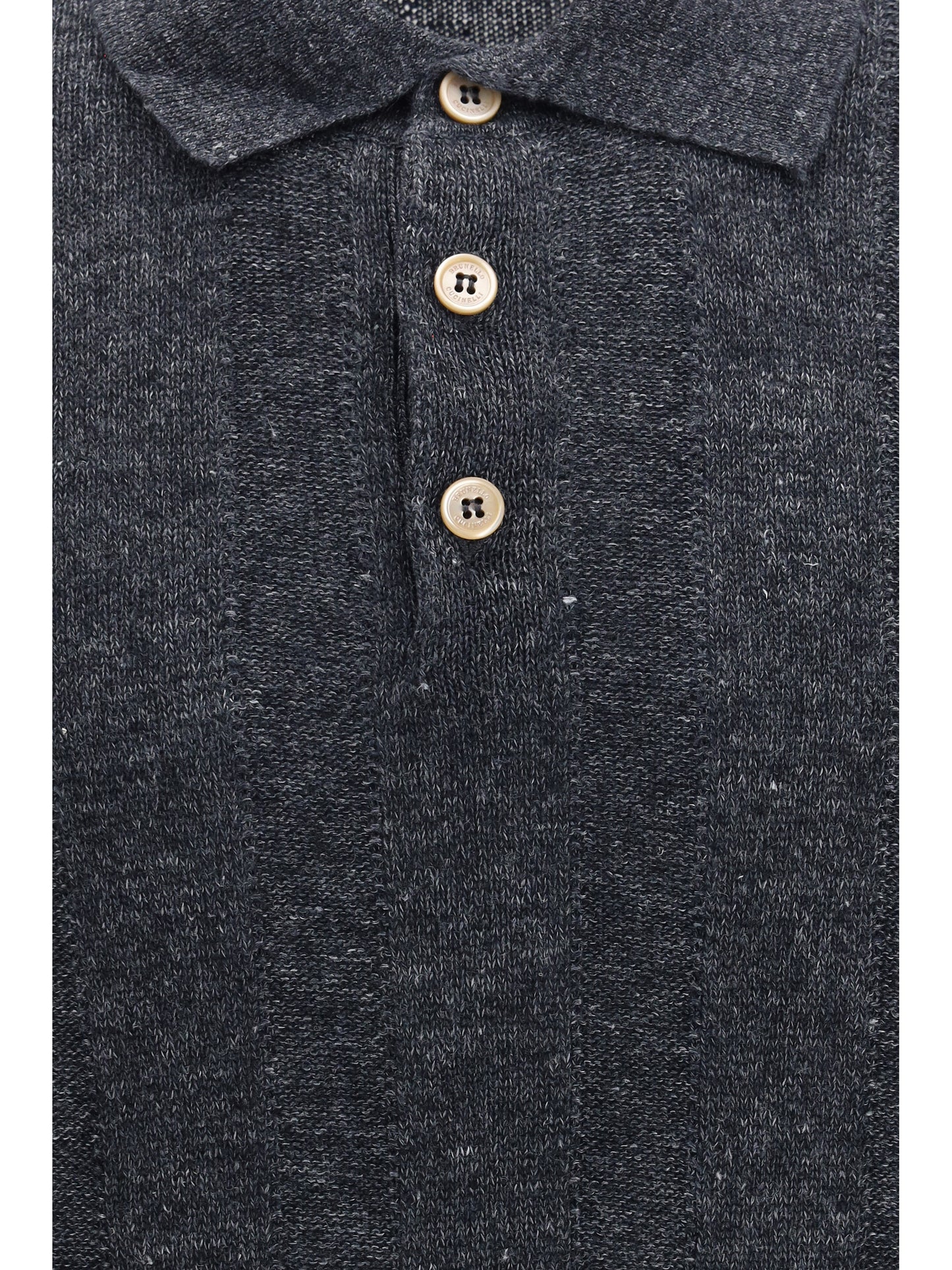 Cotton Polo Shirt Lignite/Hazelnut