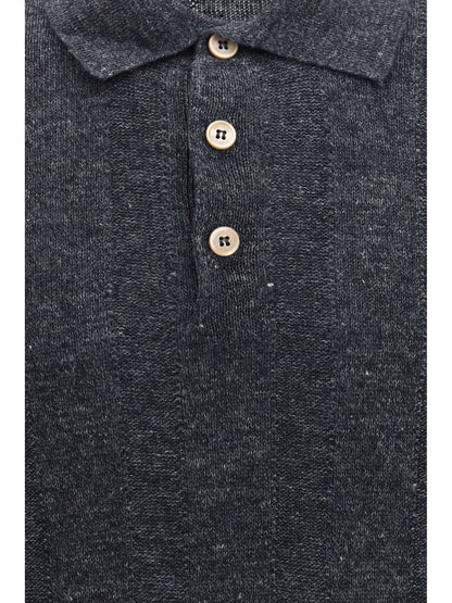 Cotton Polo Shirt Lignite/Hazelnut