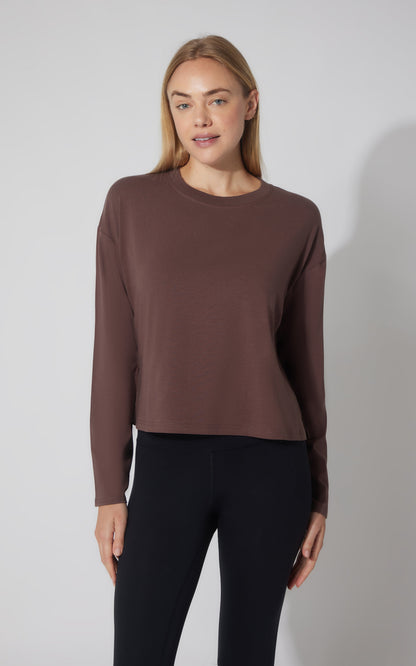 2 PK Cotton Deluxe Boxy Long Sleeve Top - Our Earthy Story
