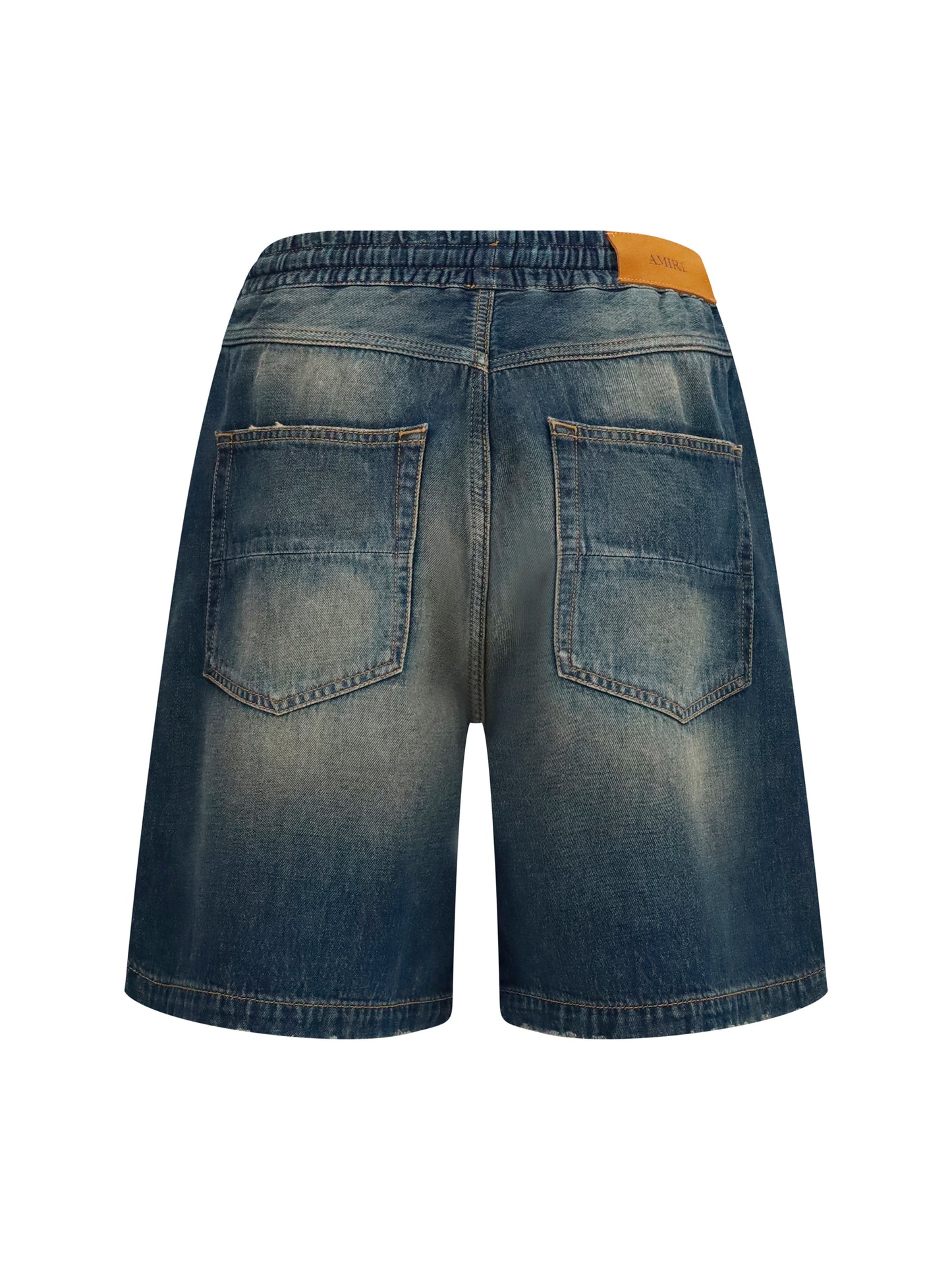 Shorts Drawstring Denim Sandstone
