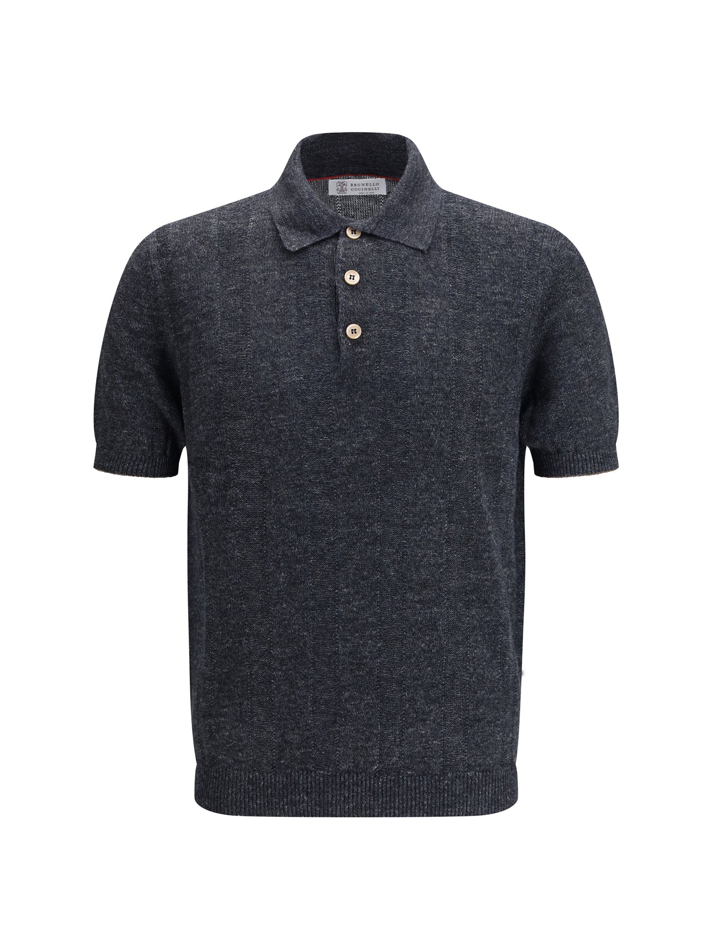 Cotton Polo Shirt Lignite/Hazelnut