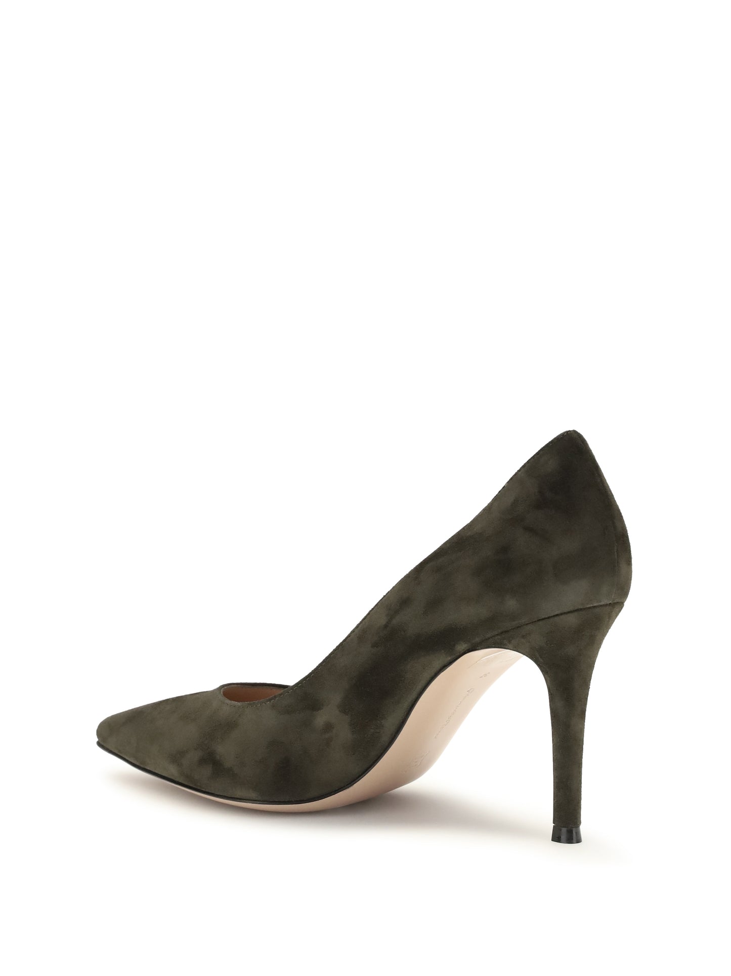 Pumps Suede Dark Olive