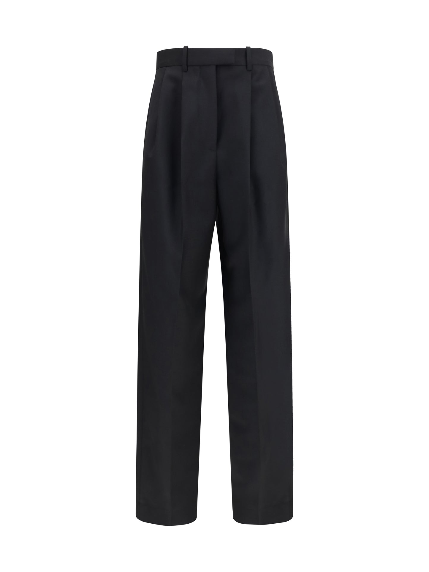 Trousers Double-Pleat Wool-Mohair