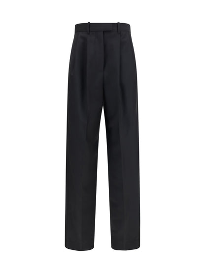 Trousers Double-Pleat Wool-Mohair