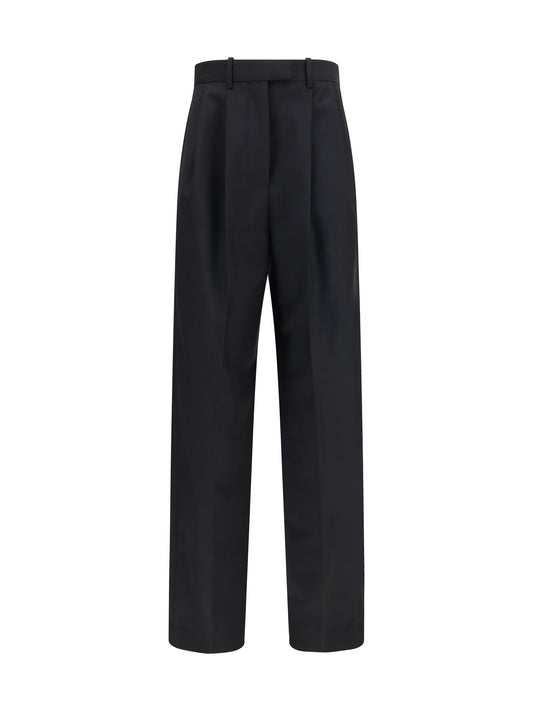 Trousers Double-Pleat Wool-Mohair