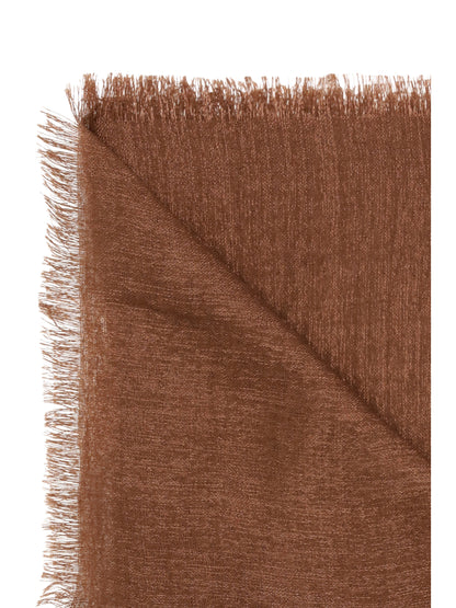 Scarf Silk & Cashmere Fire Brick