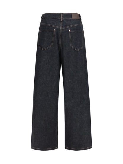 Jeans Straight-Leg Denim Black