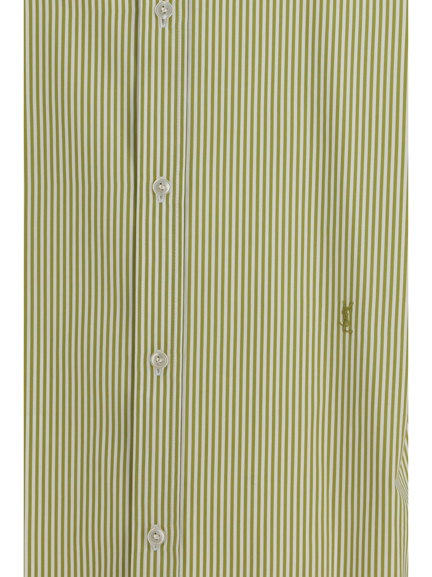 Shirt Vertical Stripe Olive