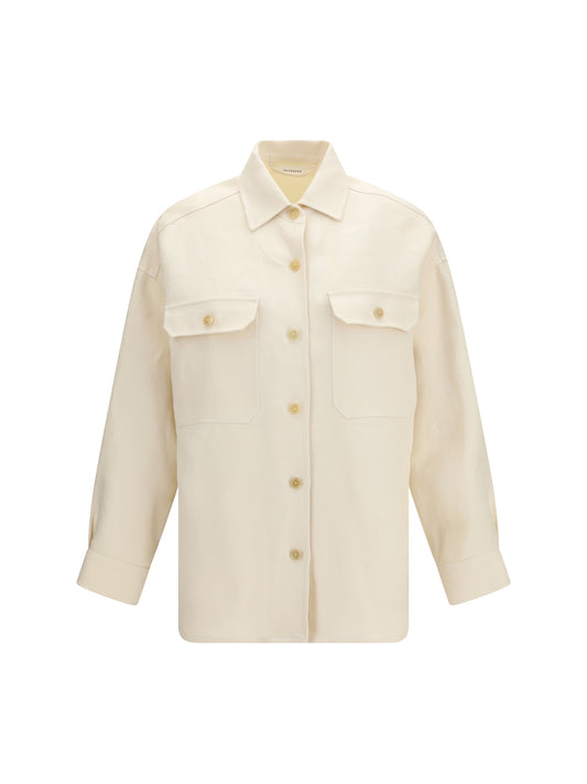Overshirt Luisa Linen Cream